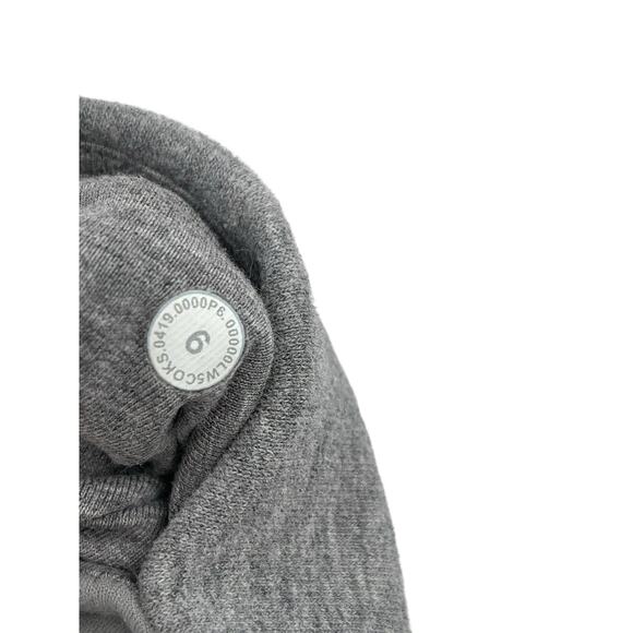 Lululemon Wunder Lounge Pant Fleece Lined Leggings Heathered Grey Size 6 - Picture 5 of 8